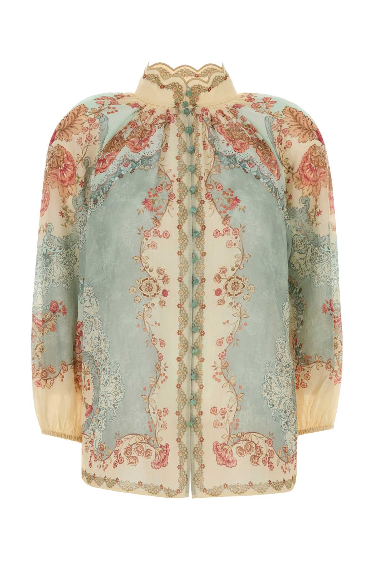 Wallpaperfloralmint Ramie Camicie