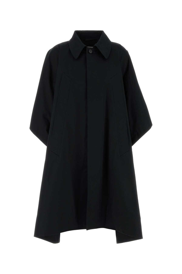 MM6 Maison Margiela Coat 100% Cotton coat in black