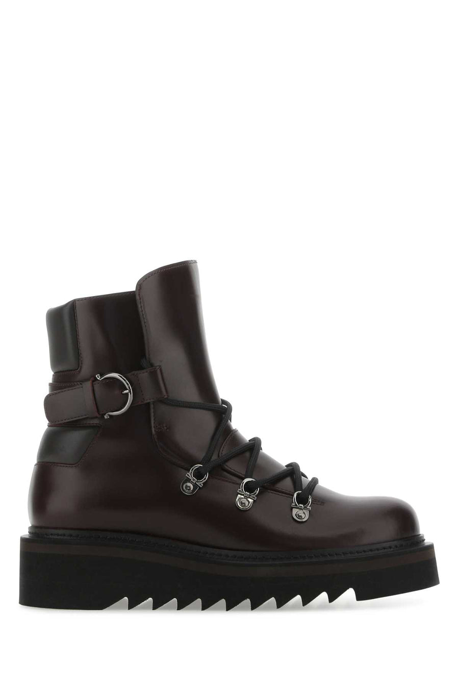 Ferragamo Elimo Exterior: 100% Leather ankle boot in brown