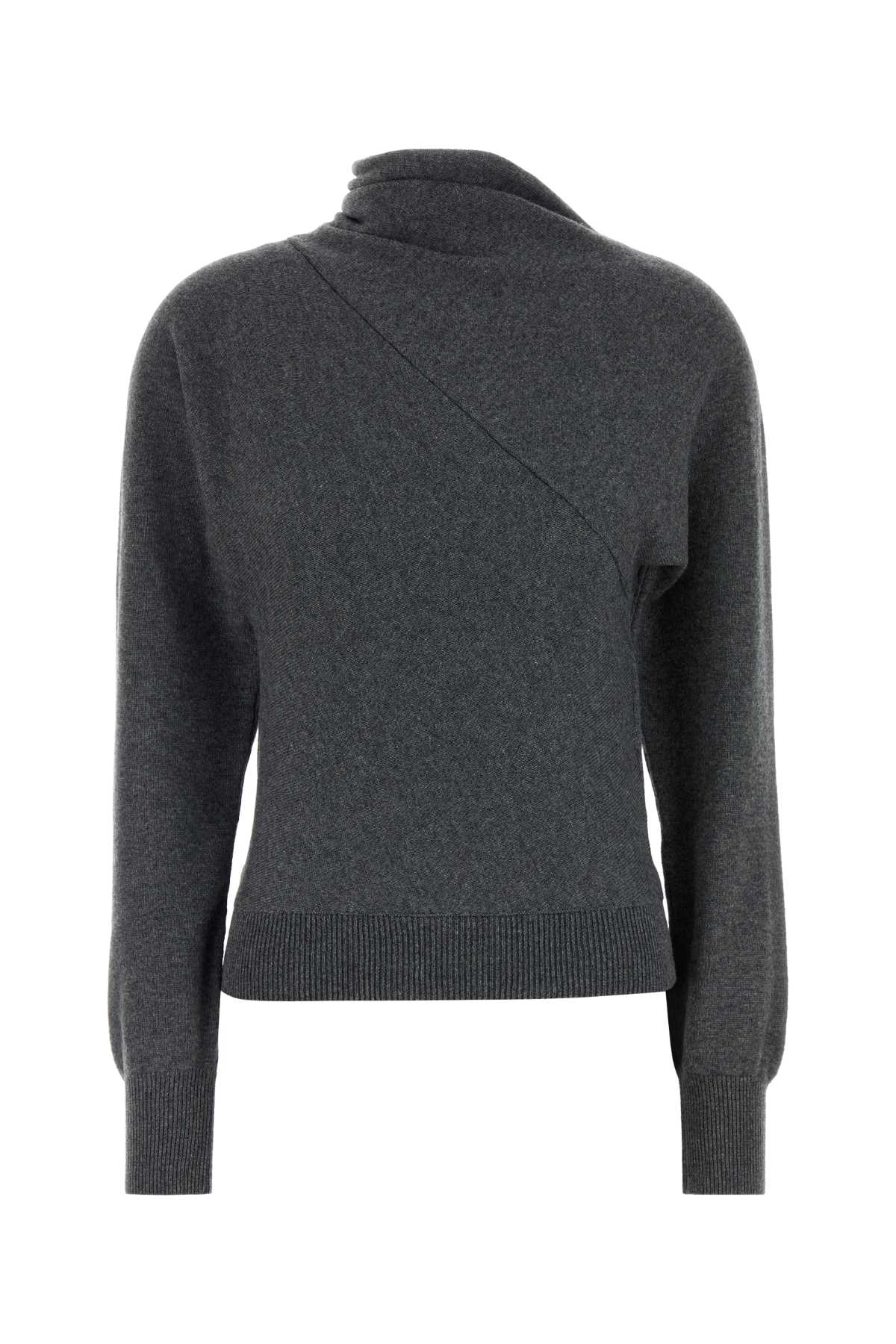 Mak1389yax906 Ig712 Darkgreymelange Exterior: Cashmere Cotton Maglieria