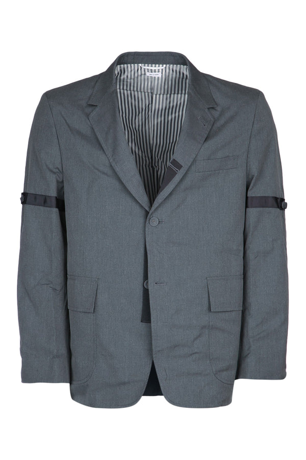 Thom Browne Wool blend blazer in gray