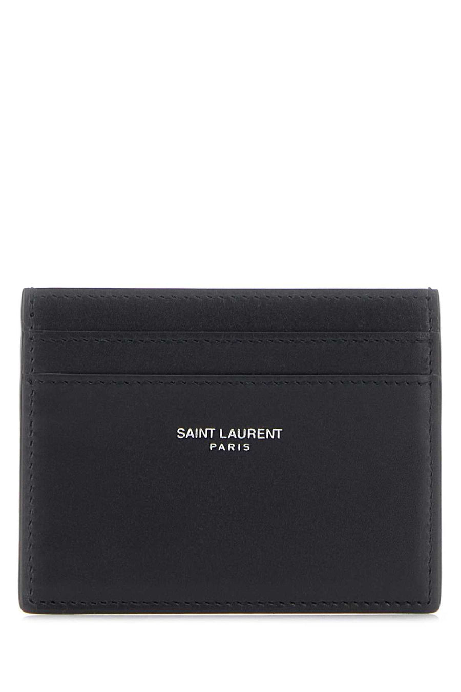 Saint Laurent 100% Leather card case in black