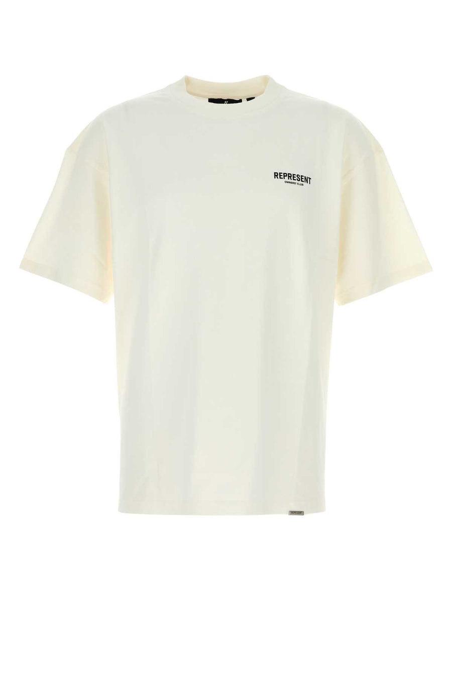 Represent Owners Exterior: 100% Cotton t-shirt in white