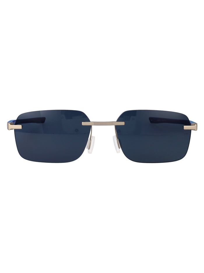 Essential Rimless Silver Metal Sunglasses