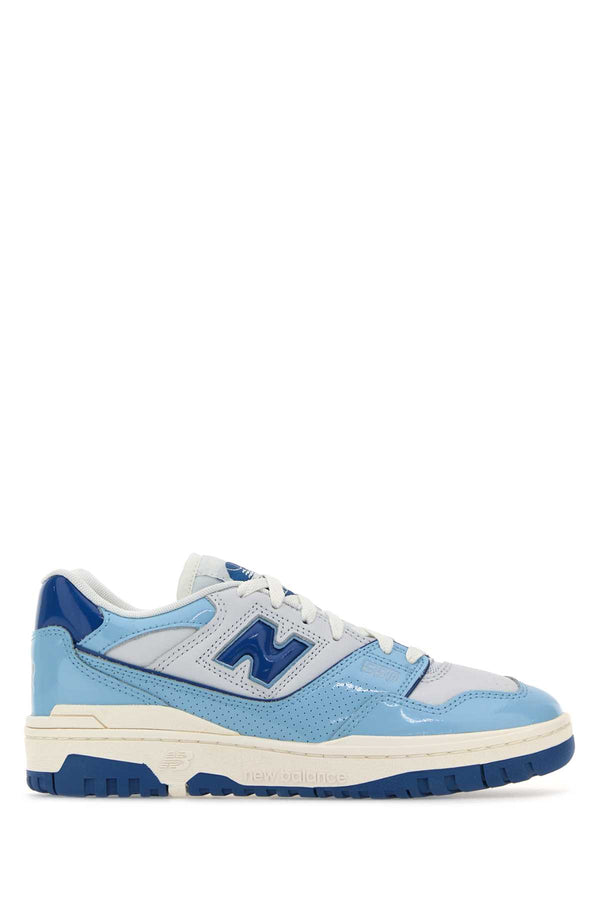 New Balance Exterior: 100% Leather sneaker in blue