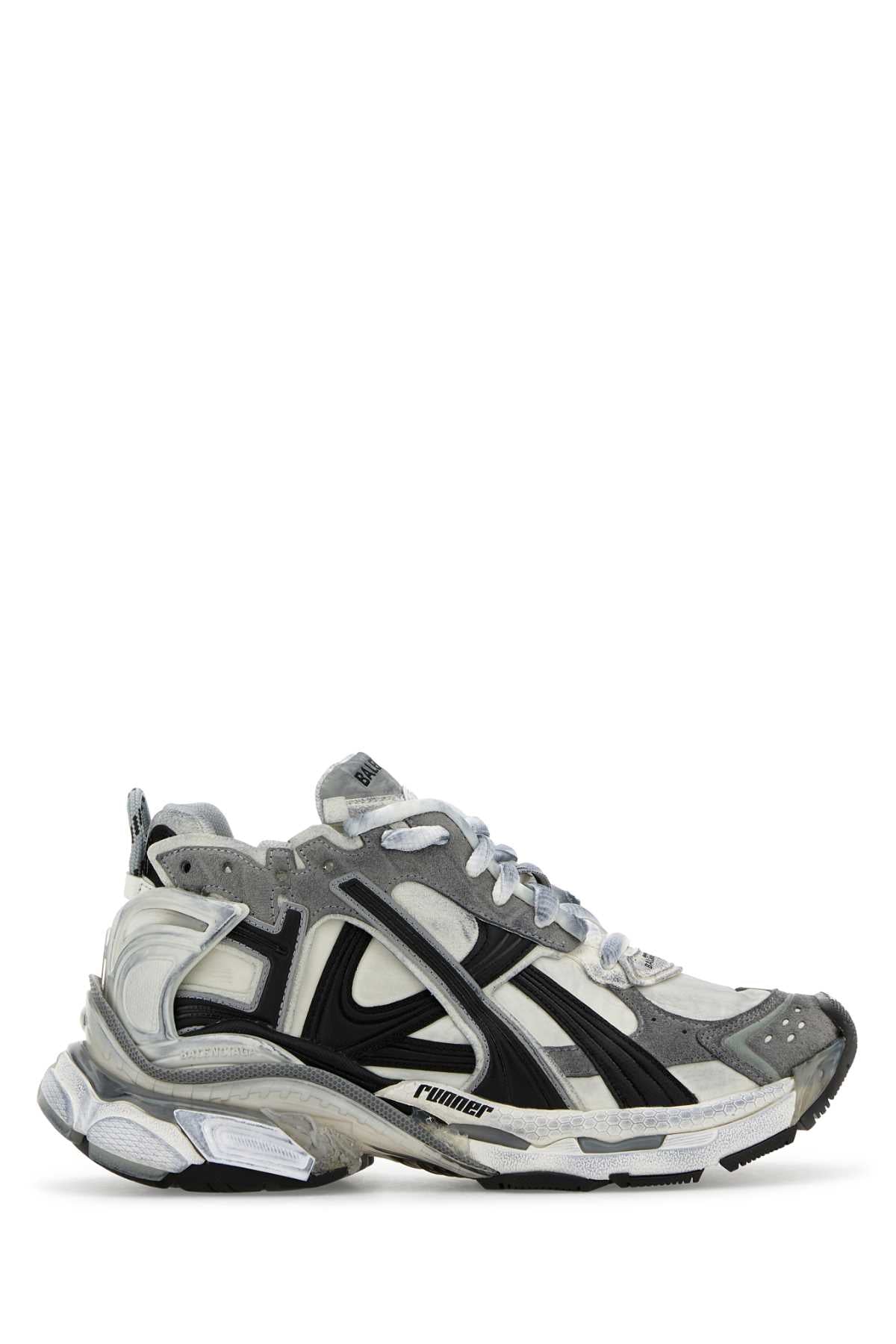 Greywhiteblack T Polyurethane Polyester Sneaker