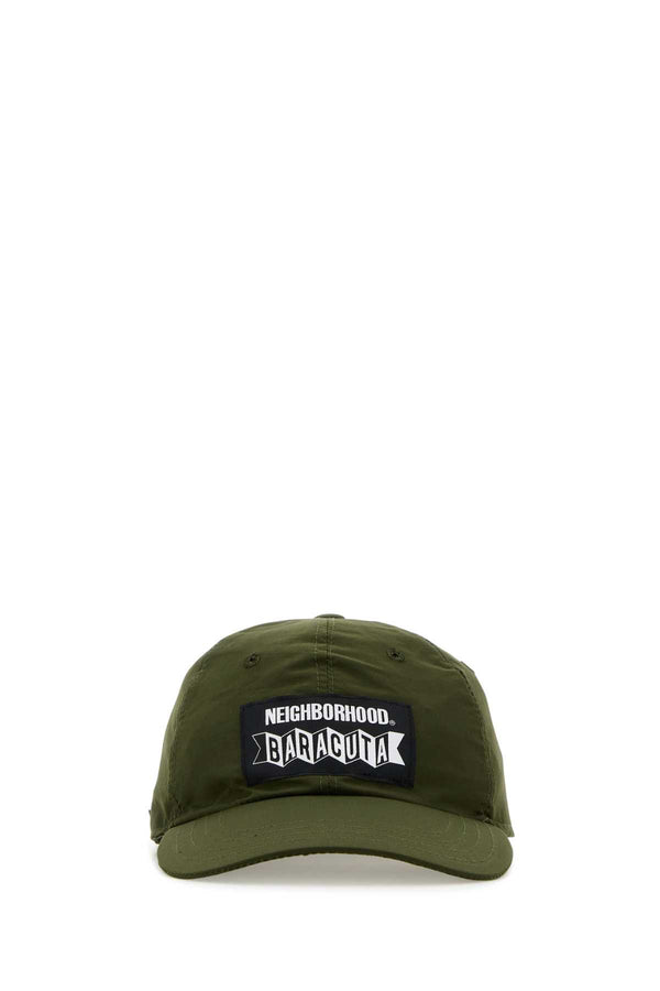 Baracuta England Logo Exterior: 58% Polyester baseball cap in green