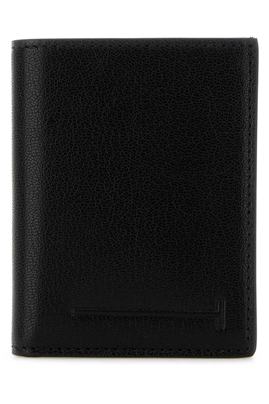 Tom Ford Grain Upper: 100% Goat Leather; Lining: 100% Sheep Leather wallet in black