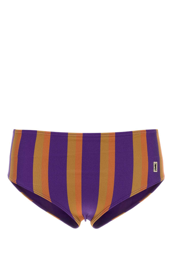 Saint Laurent Rayee Exterior: 80% Nylon bermuda in purple