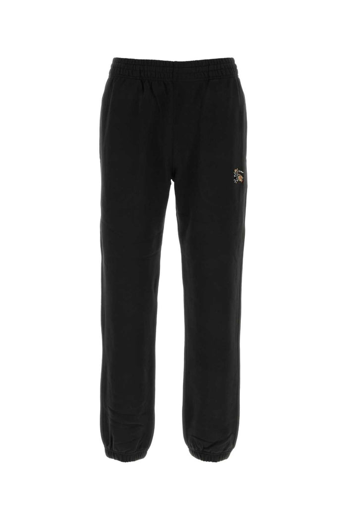 Black Cotton Joggers Exterior: Pantaloni