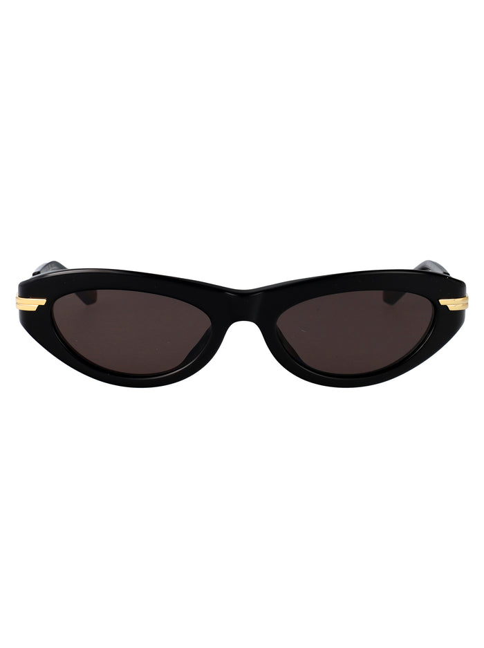 Black-gold-grey Acetate Sunglasses