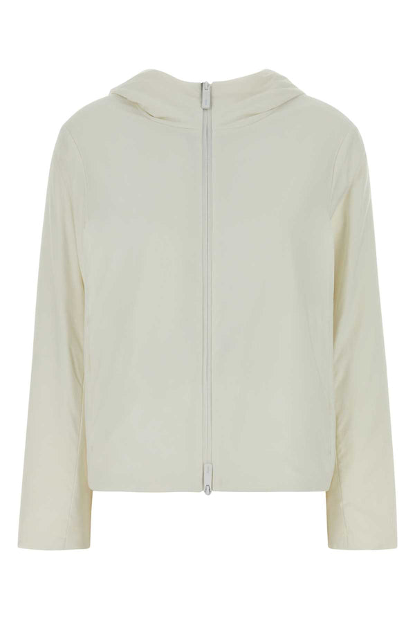 Herno Laminar Exterior: 100% Nylon down jacket in white