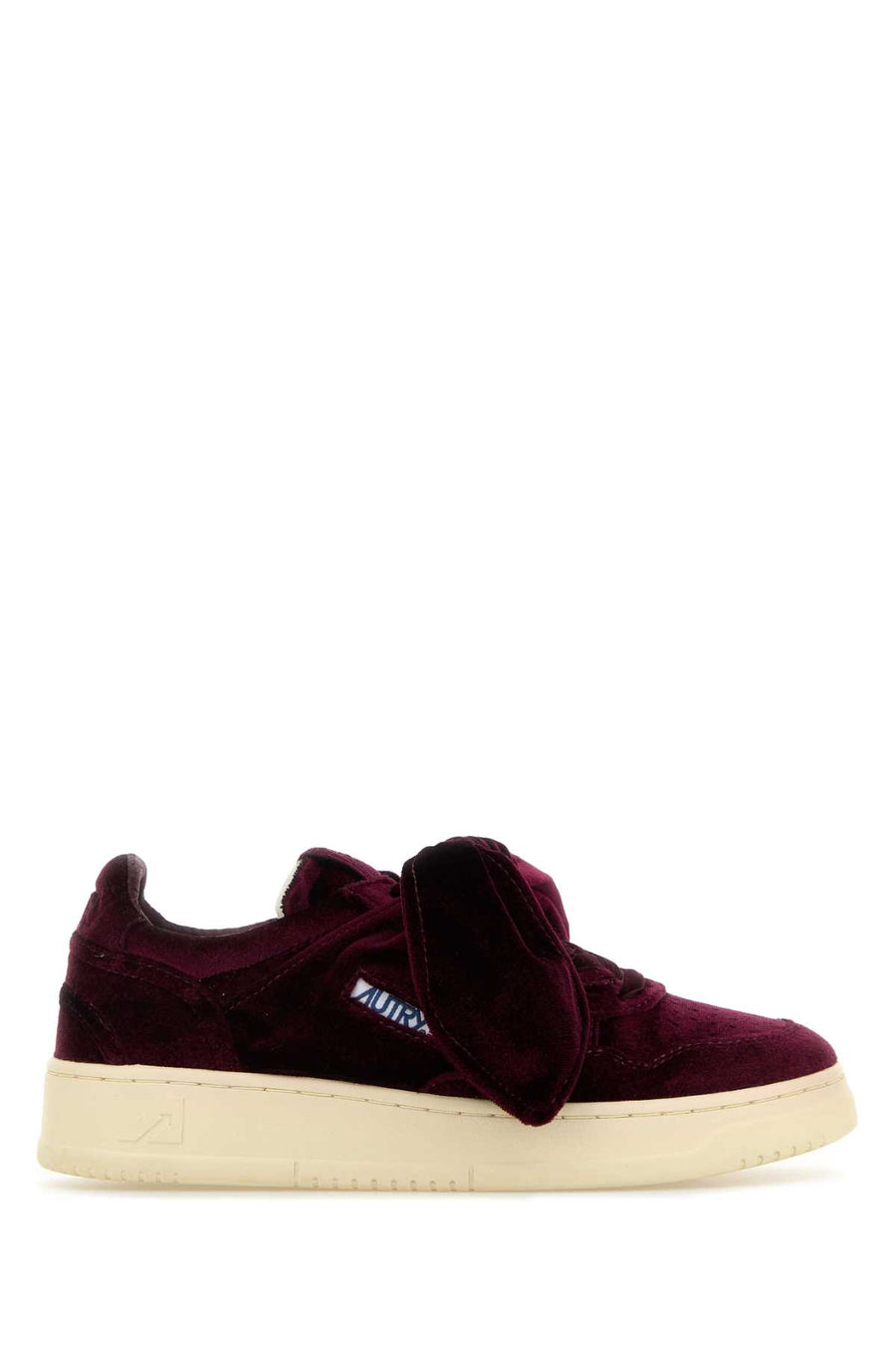 Autry Medalist Exterior: 100% Fabric; Interior: 100% Fabric; Sole: Rubber sneaker in purple