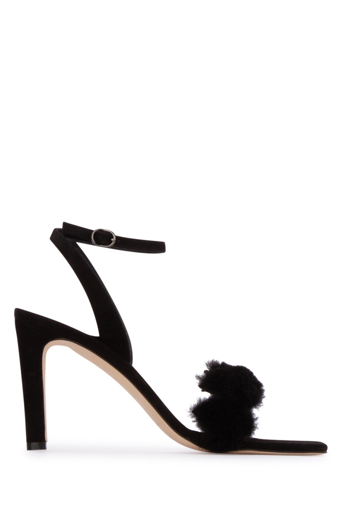 Blck Leather / Sole: Calf Sandali