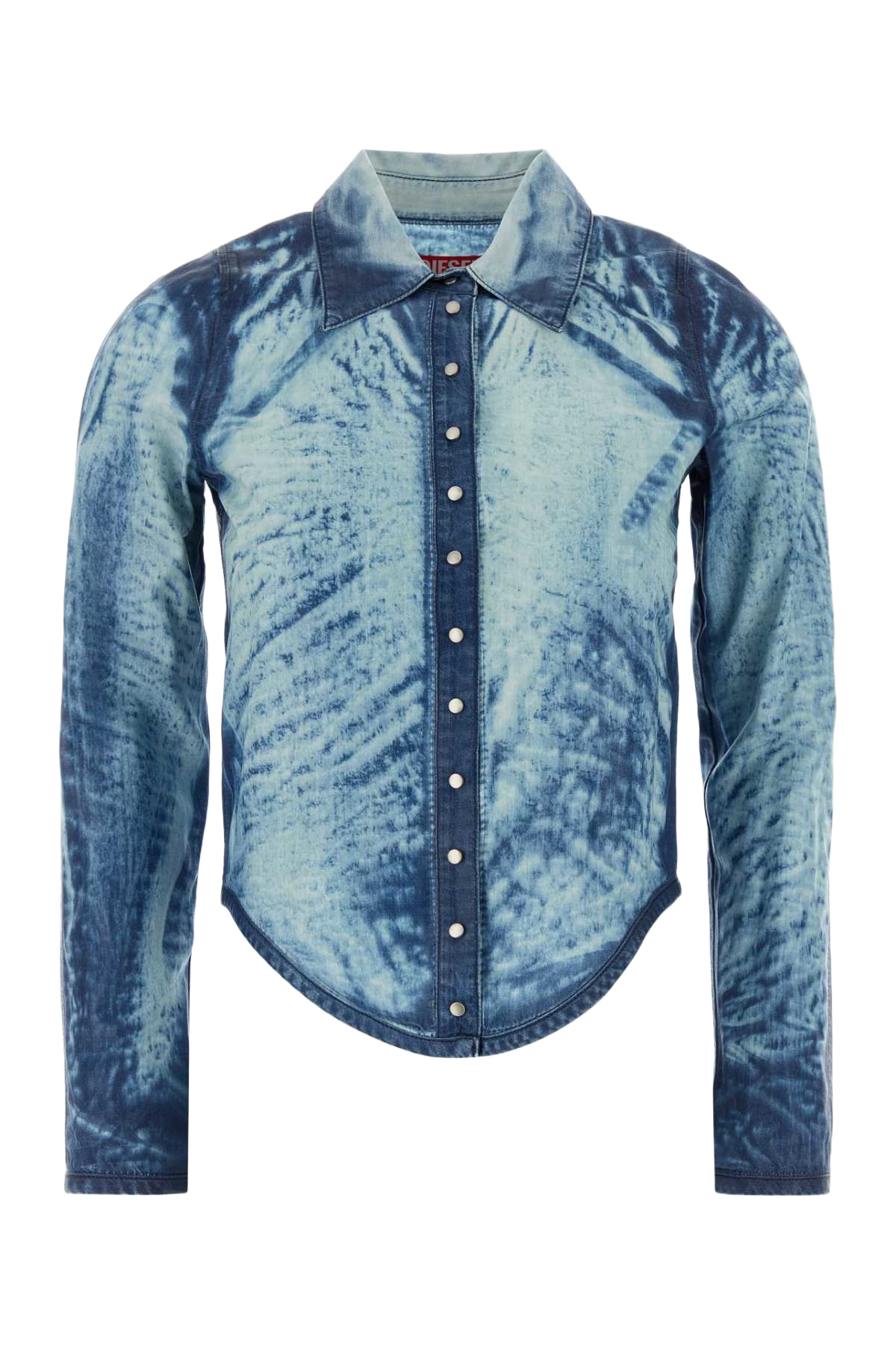 Light Blue Lyocell De-Lyria Shirt 01 Exterior: Camicie