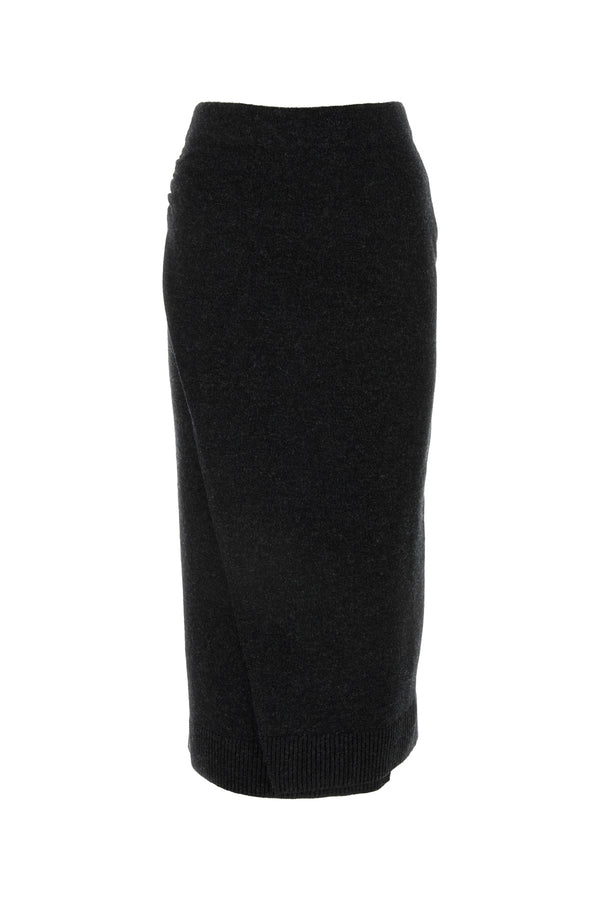 Balenciaga Virgin Wool 100% skirt in gray