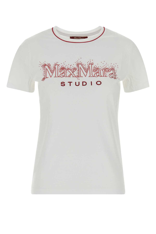 Mm Studio 100% Cotton t-shirt in white