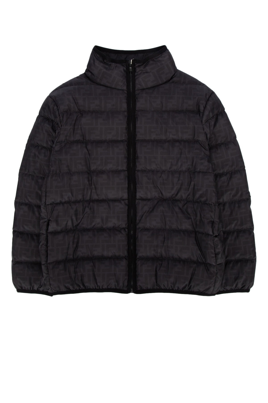 Fendi Kids 100% Mixed fibres down jacket in black