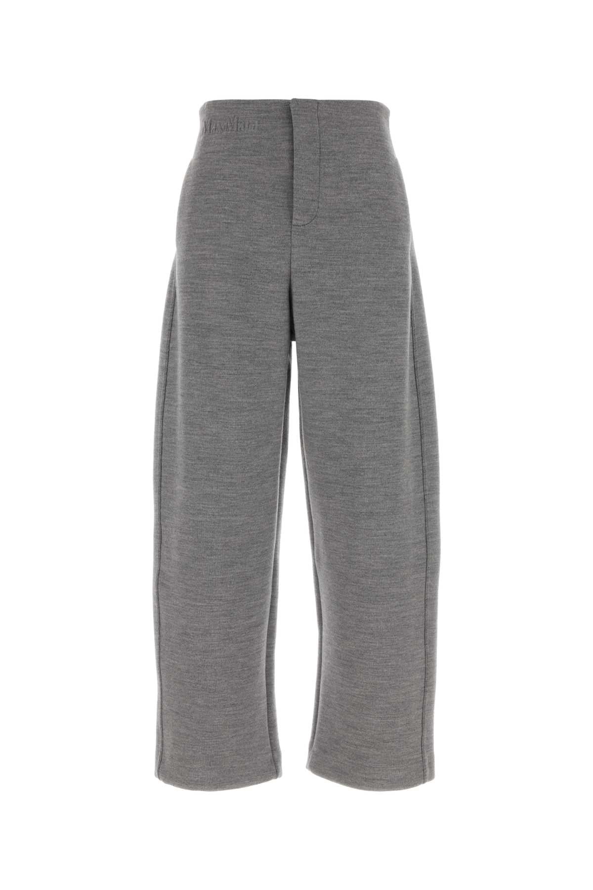 Grey Wool Blend Ebrien Pant Grigio Chiaro Pantaloni