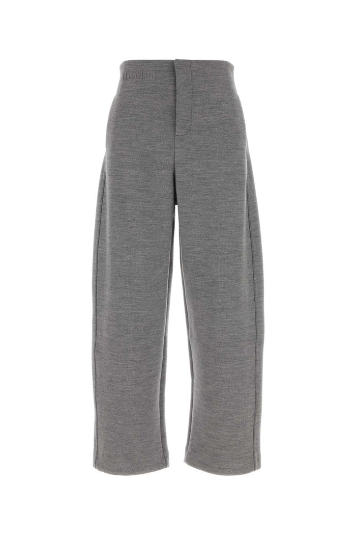Grey Wool Blend Ebrien Pant Grigio Chiaro Pantaloni