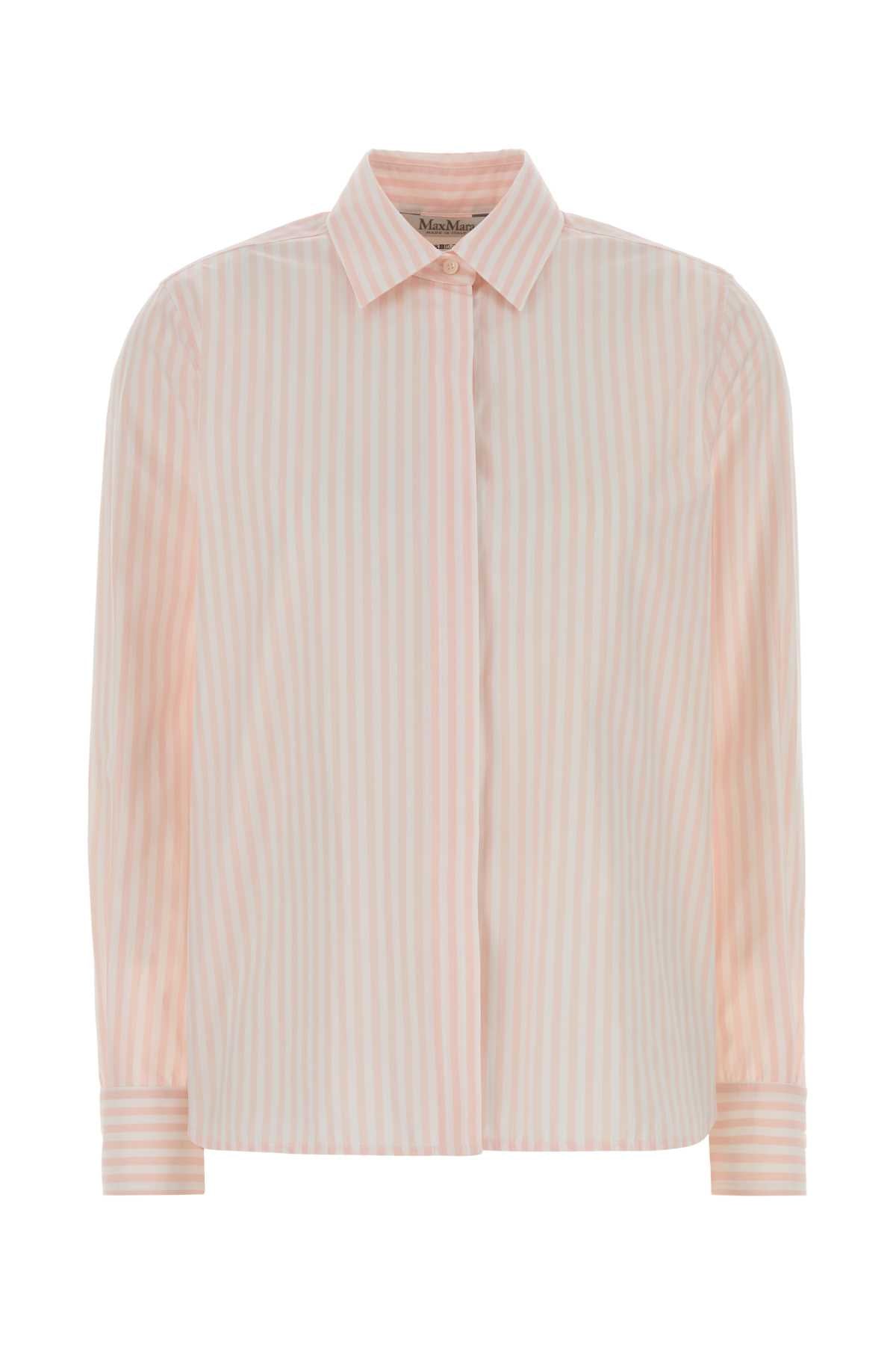 Printed Poplin Accenni Shirt Riga Rosa Exterior: Cotton Camicie
