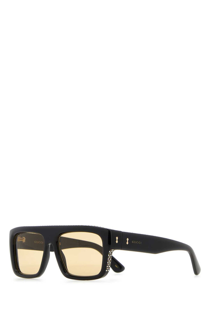 Black Acetate Sunglasses Blackblackbrowncry Exterior: Occhiali Da Sole