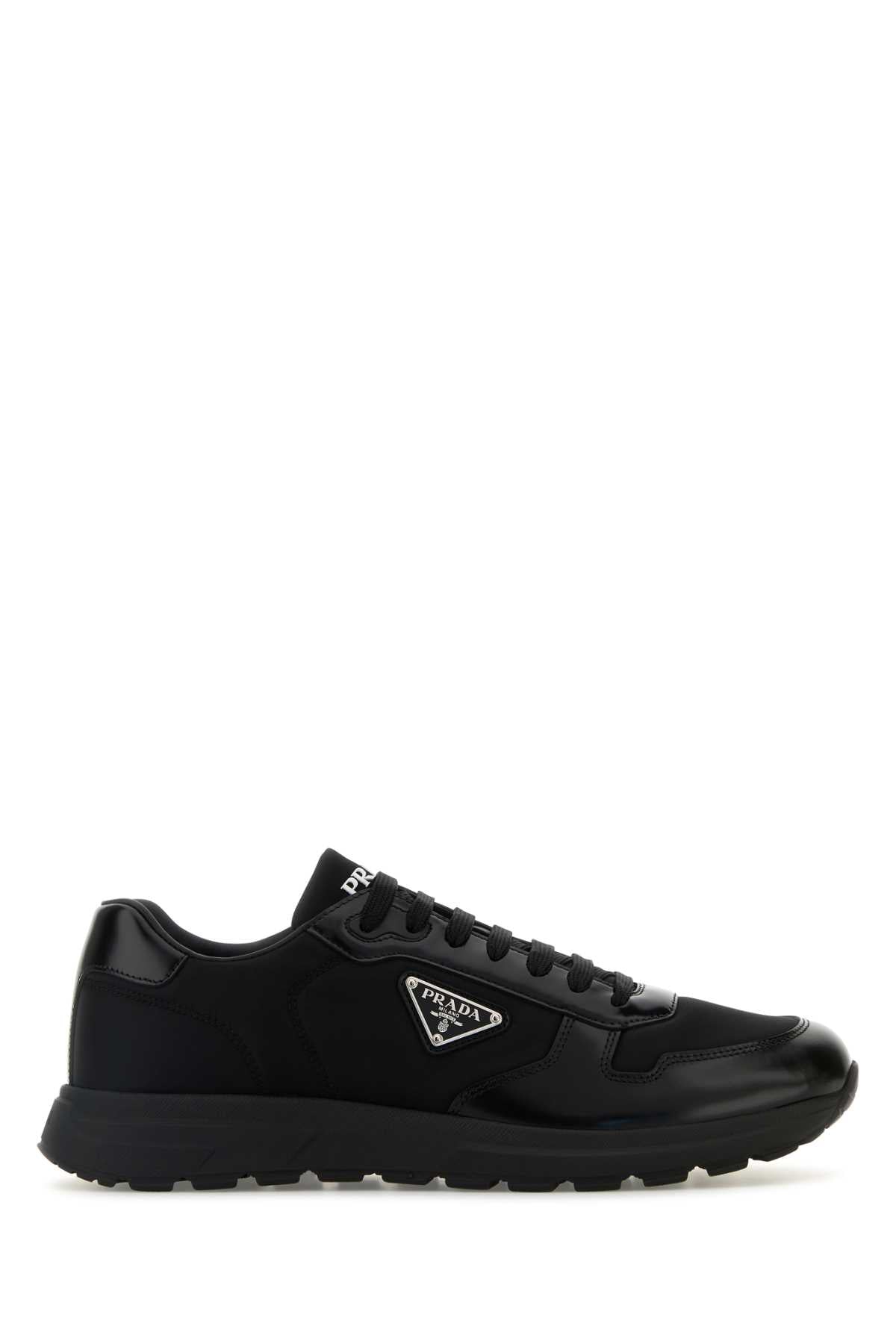 Nero Recycledpolyamide-calfleather Sneaker