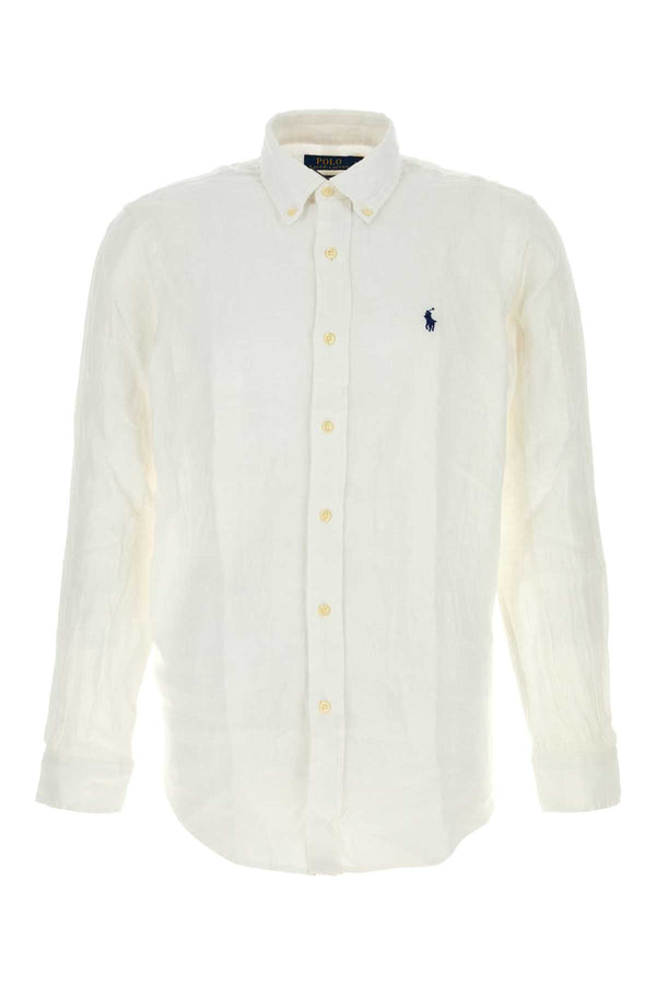 Polo Ralph Lauren Shirt 100% Linen shirt in white