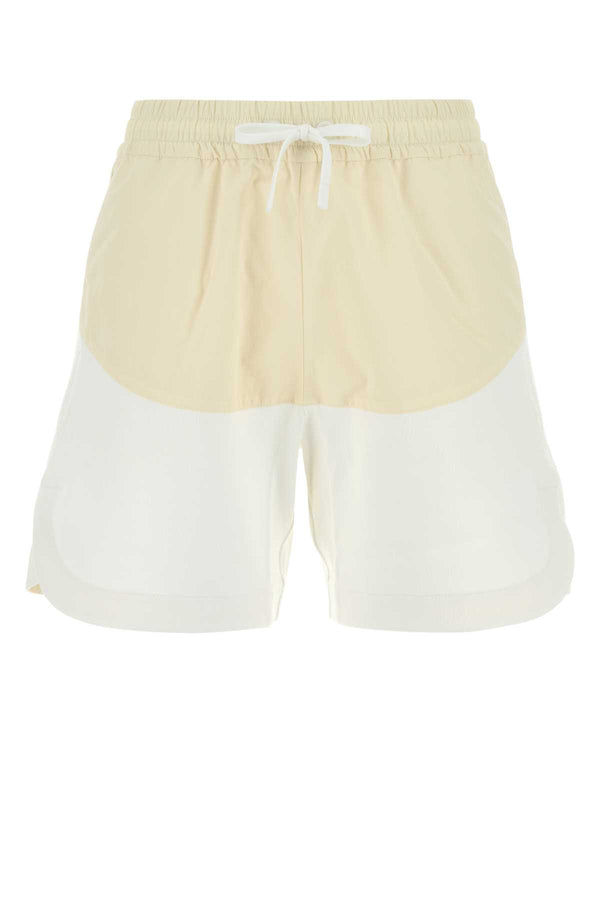 Herno Exterior 1: 80% Cotton 18% Nylon 2% Elastane; Exterior 2: 100% Nylon bermuda shorts in white