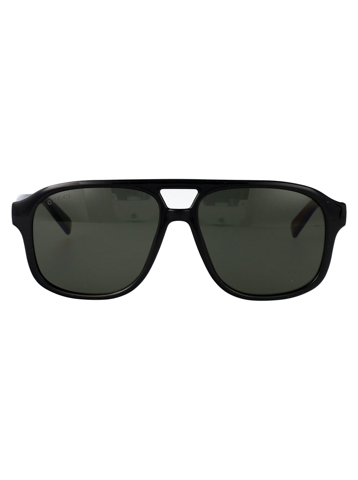 Gg1856s Black-black-grey Injected Sunglasses