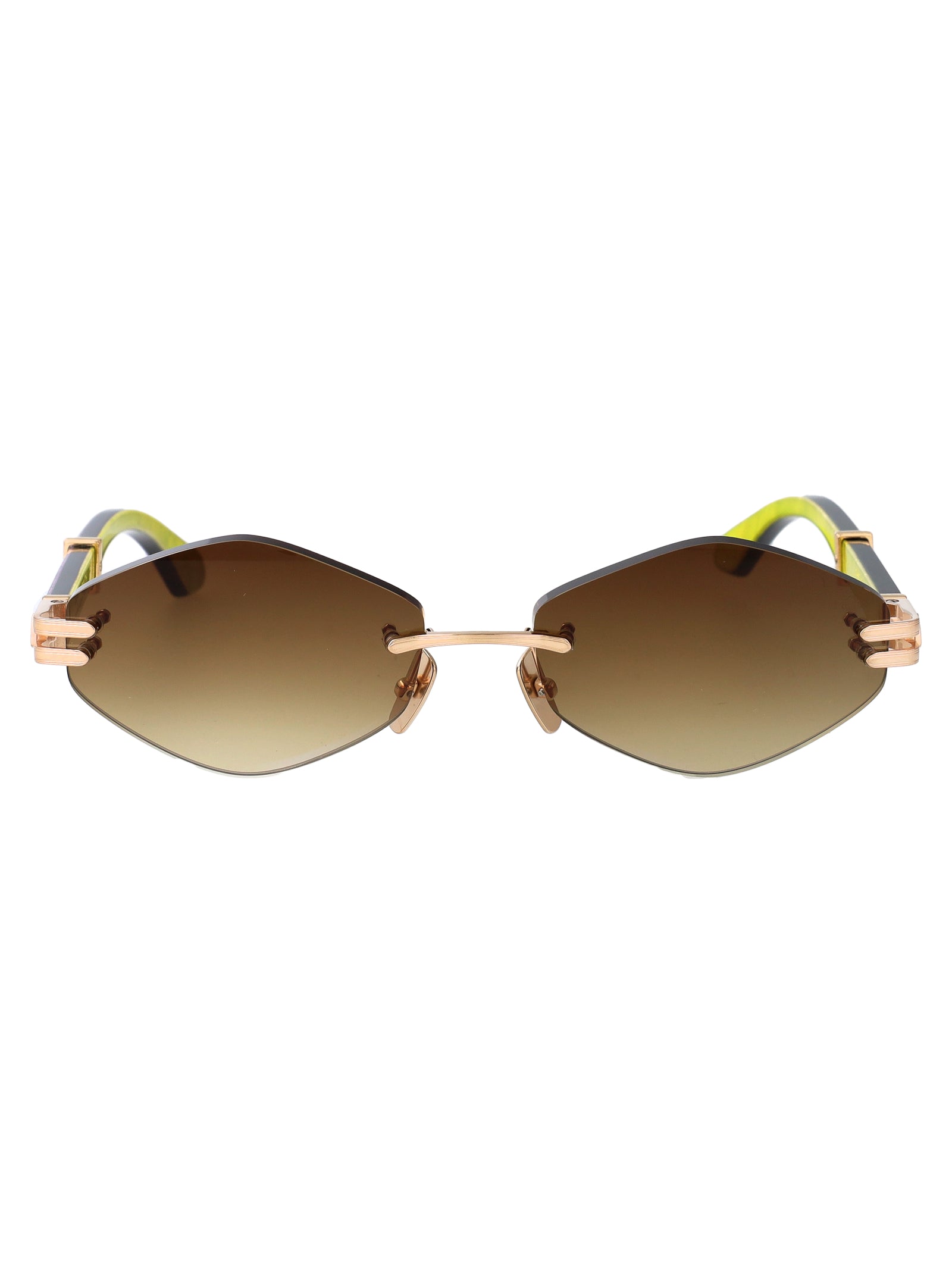 The Idol I Mg-Wek-M09 Mellow Gold Plated Titanium Sunglasses