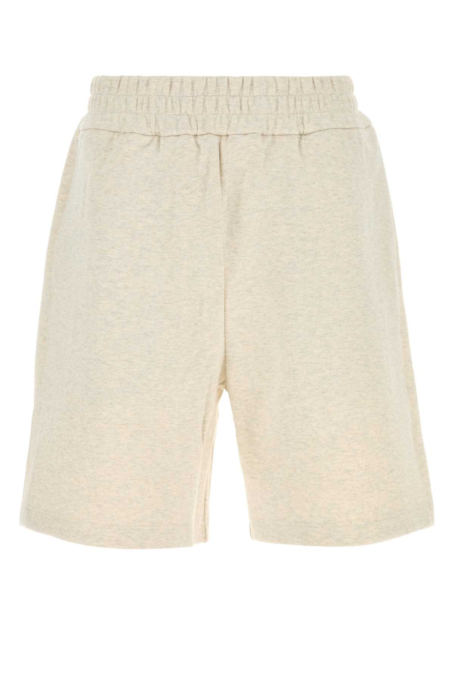 Fendi Melange 100% Cotton bermuda shorts in beige