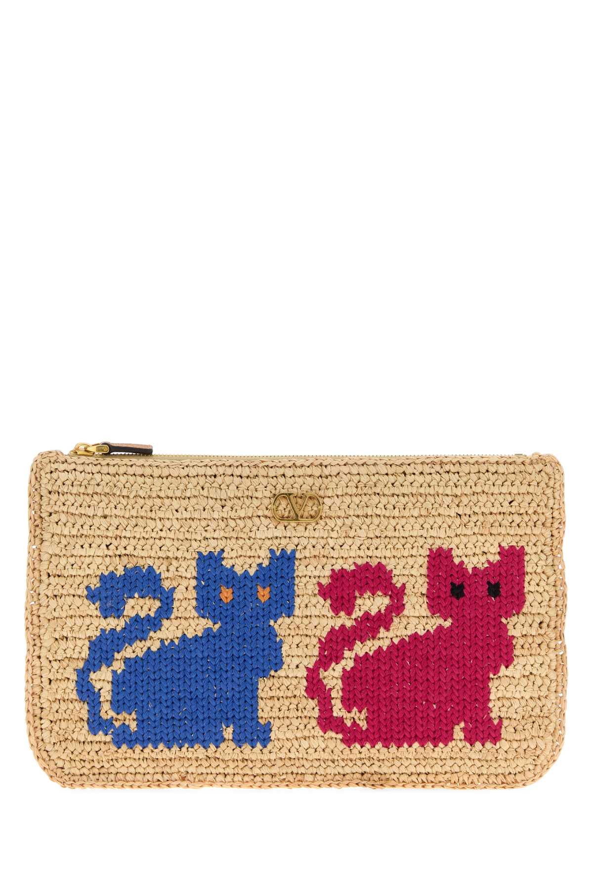 Naturalemulticolornaturalcamel Clutch