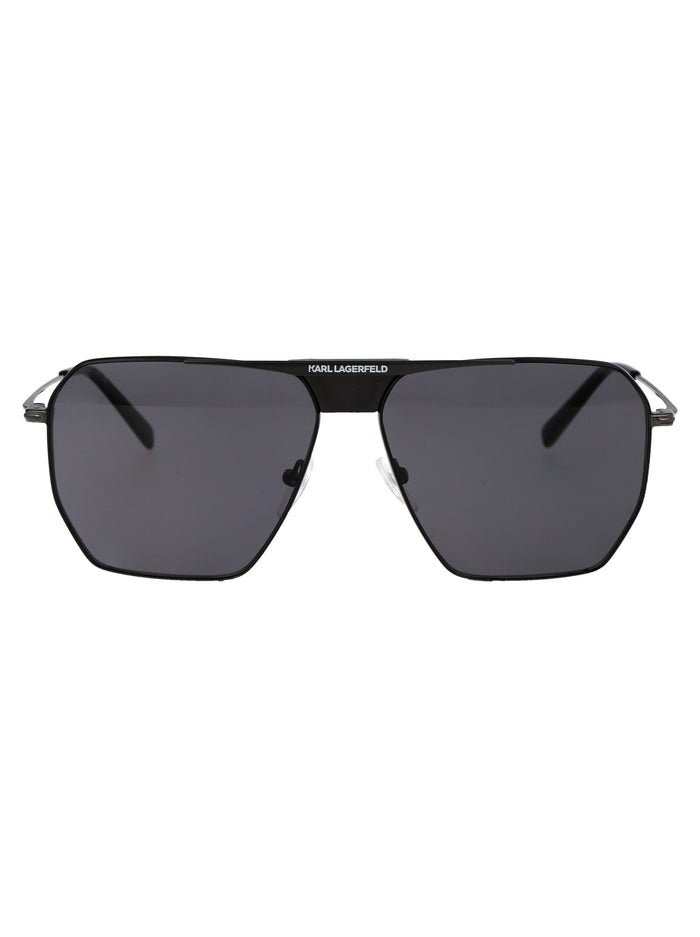 Kl350s 1 Shiny Black Metal Sunglasses