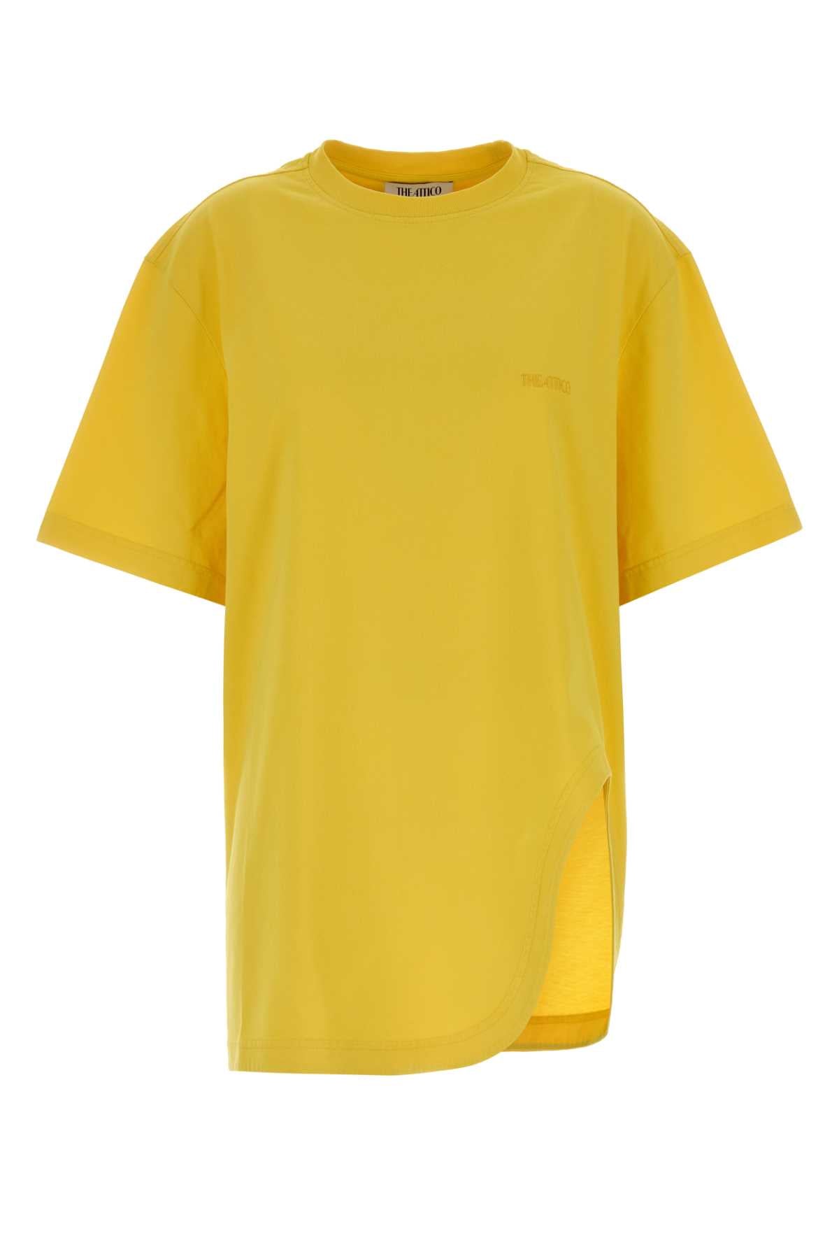 Yellow Cotton Oversize T-Shirt