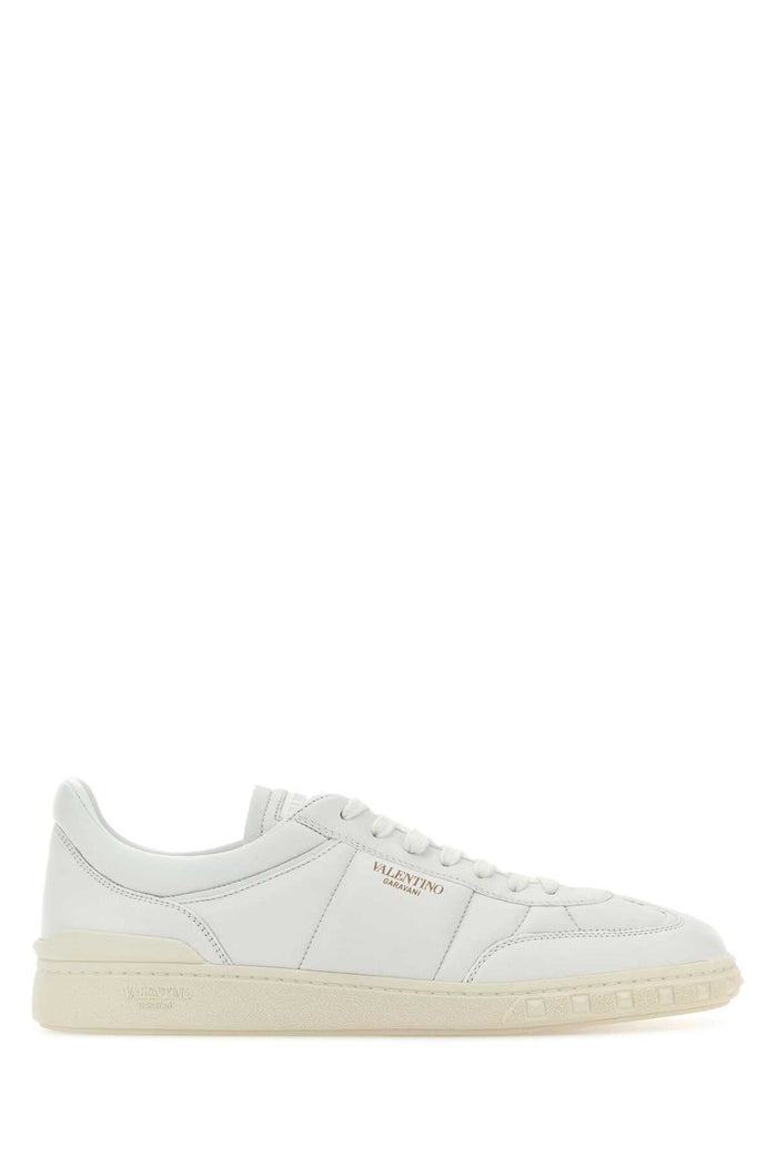 White Leather Upvillage Sneakers Biancosnowwhite