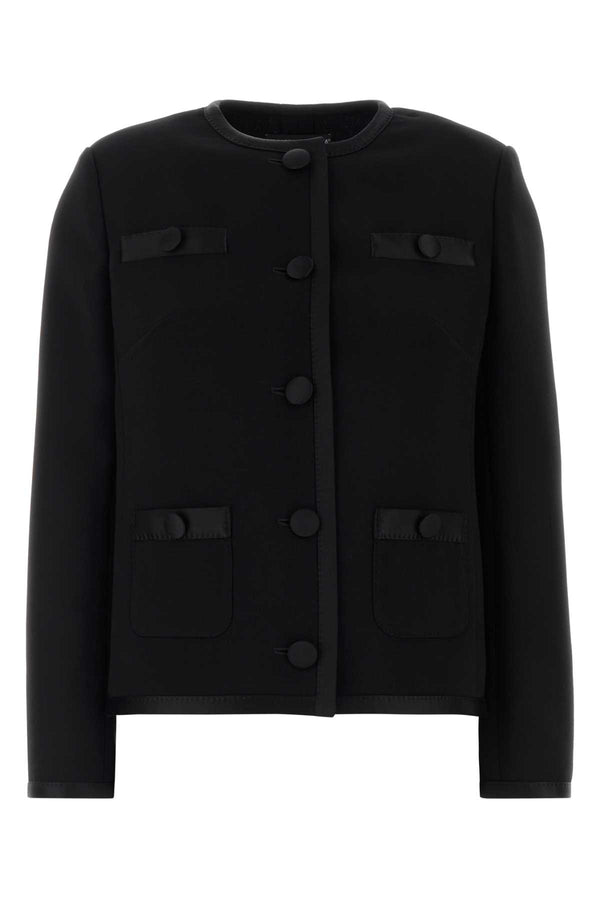 Dolce & Gabbana 86% Virgin wool blazer in black