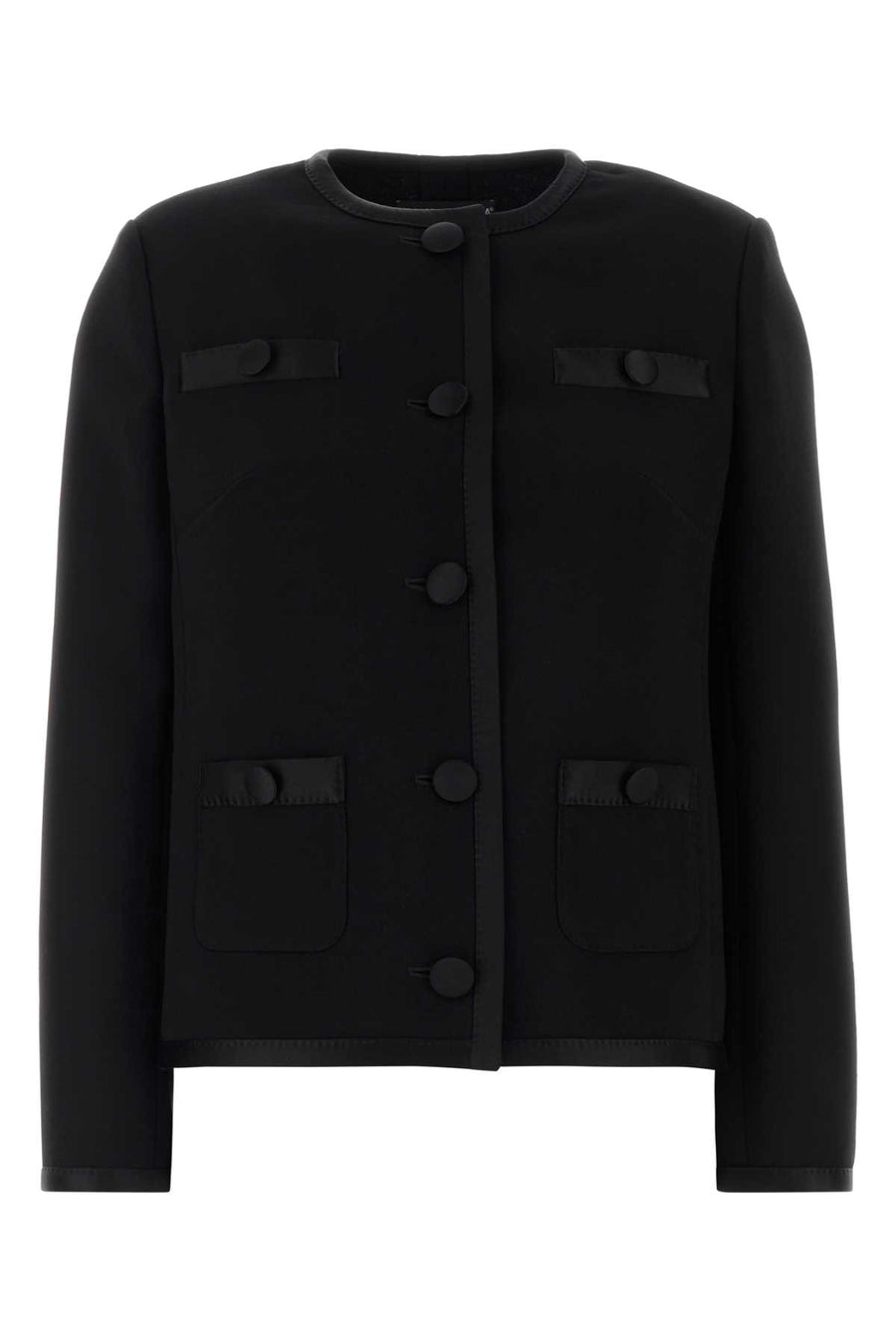 Dolce & Gabbana 86% Virgin wool blazer in black