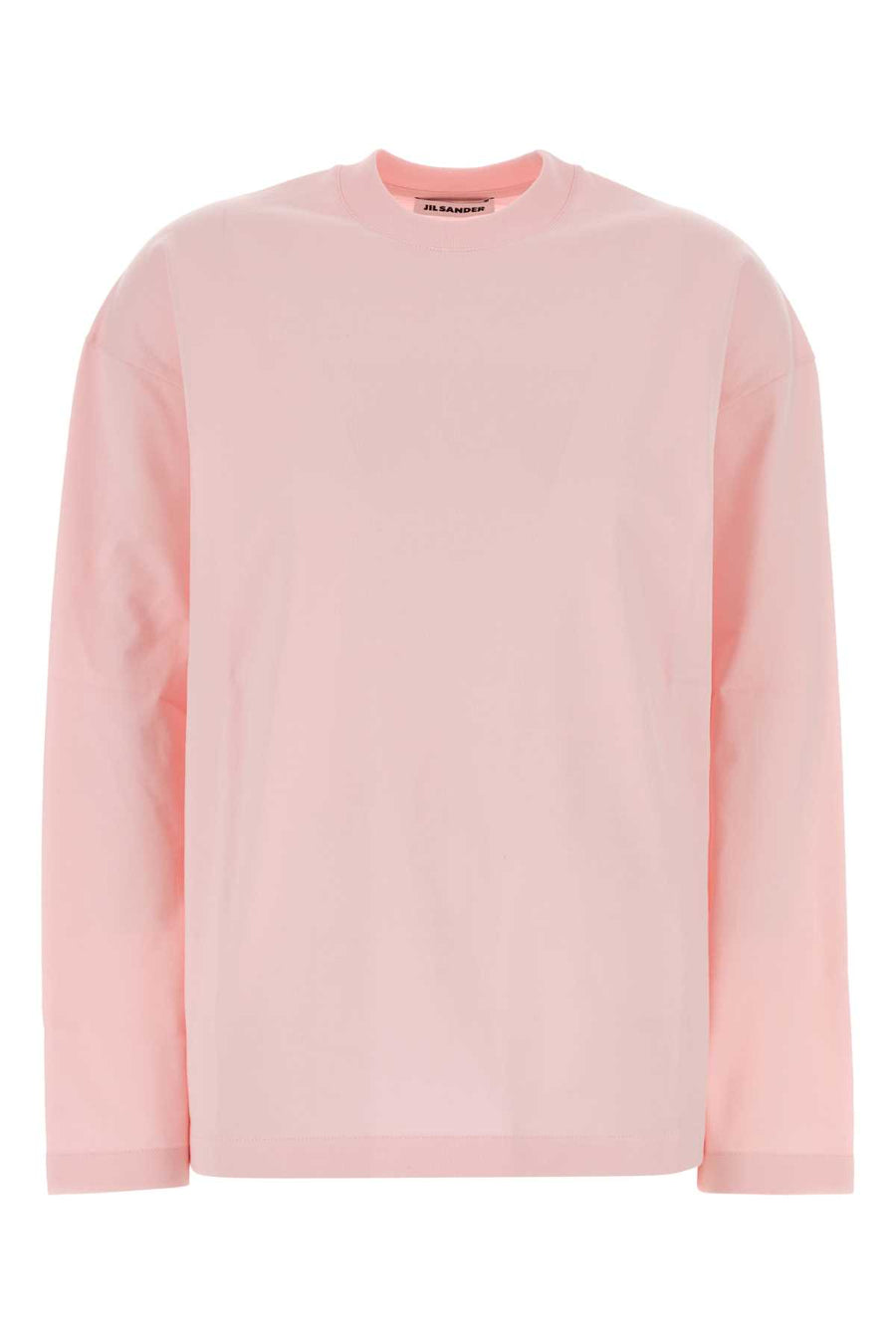 Jil Sander 100% Cotton t-shirt in pink