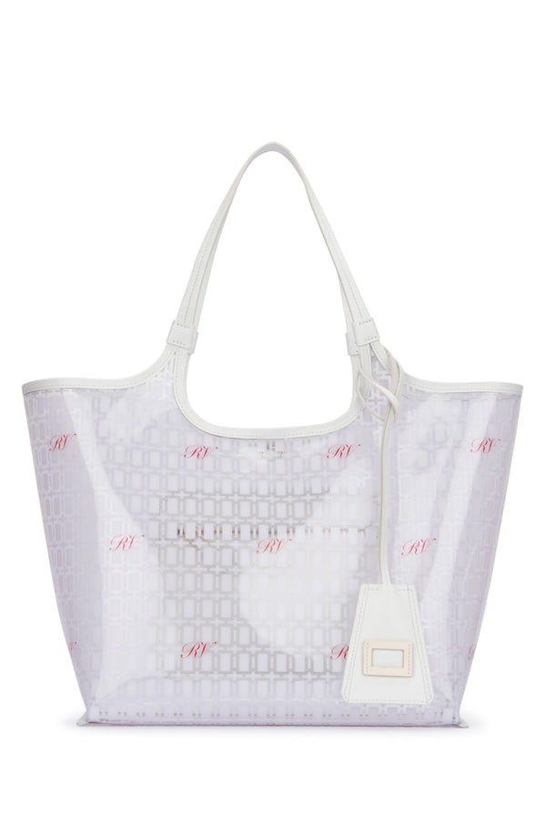 Roger Vivier Mesh tote bag in purple
