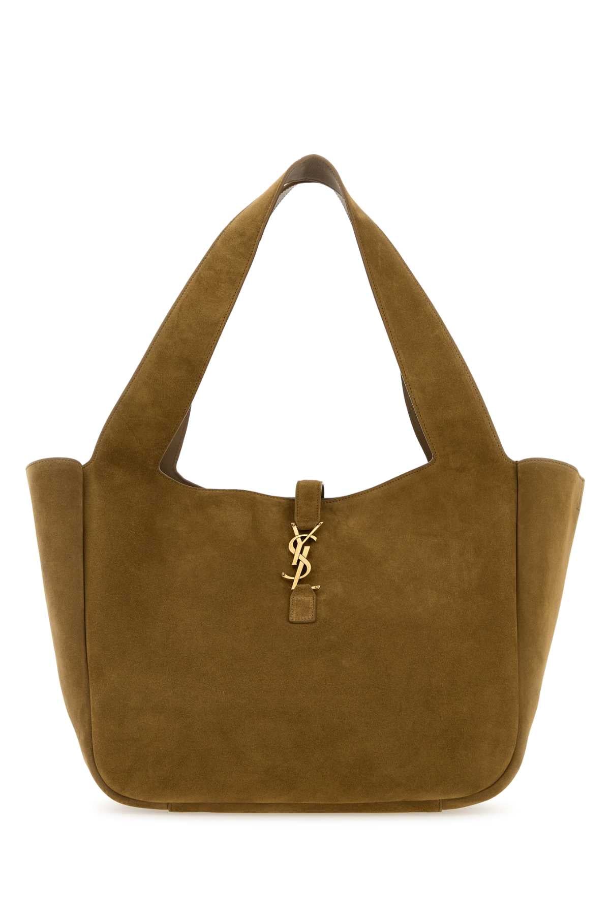 Biscuit Suede Leather Le 5 Ã 7 Bea Shoppong Bag Goldenleaf Borse A Mano