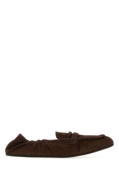 Miu Miu Mocassini Loafer — Brown