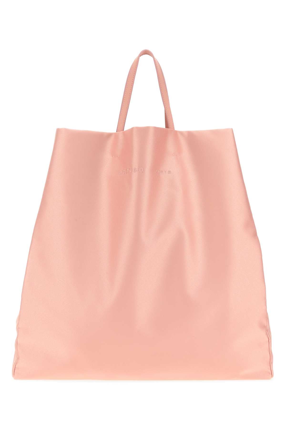 Pink Fabric Jeanne Shopping Bag Blush Borse A Mano