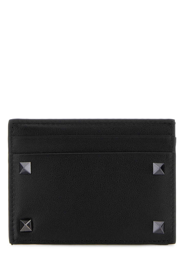 Valentino Garavani Exterior: 100% Leather wallet in black