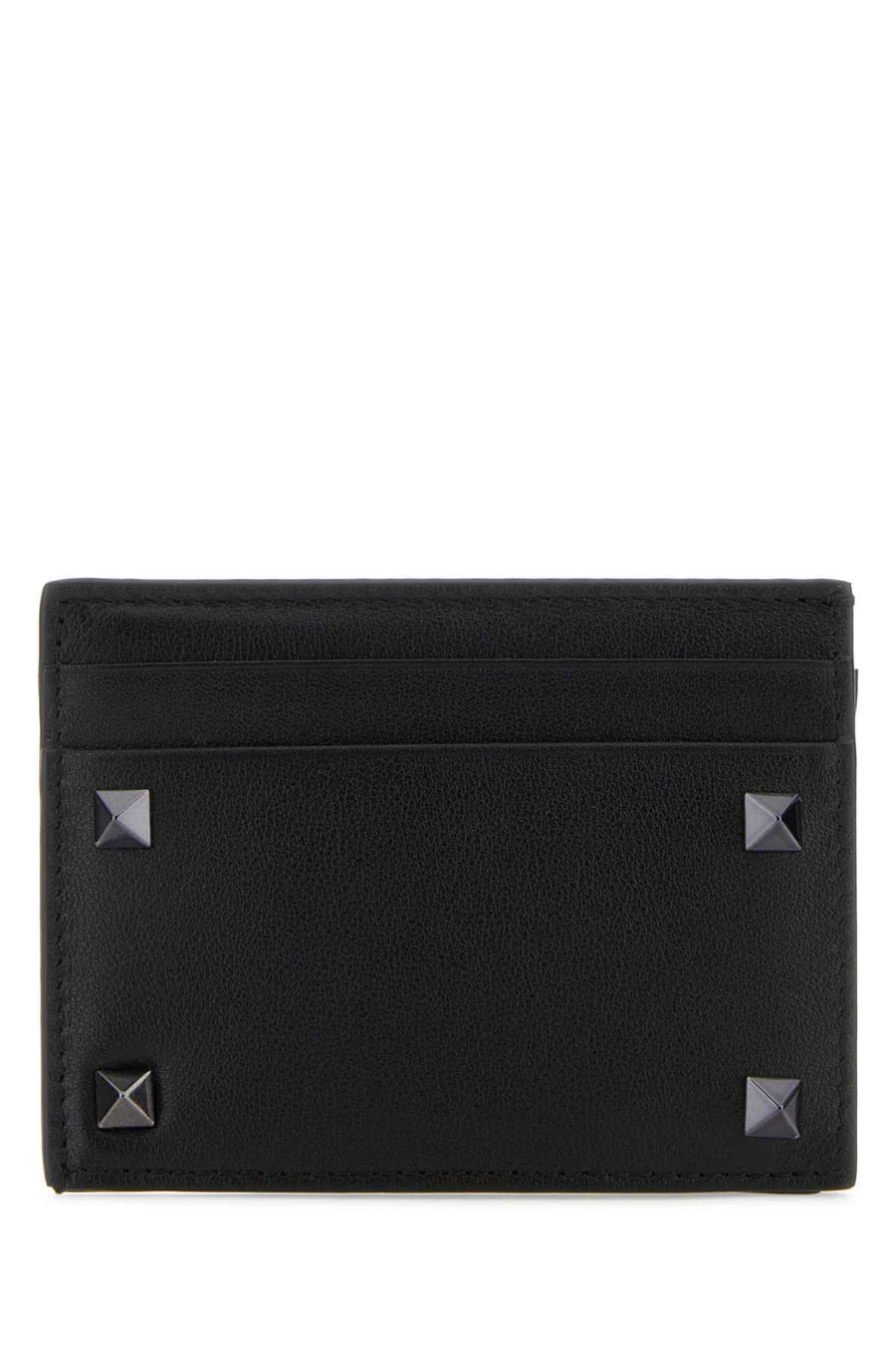 Valentino Garavani Exterior: 100% Leather wallet in black