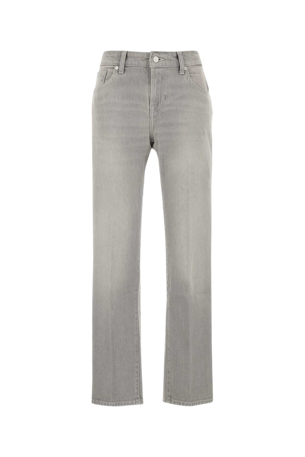 Grey Stretch Denim Calie Jeans Grigio Exterior: Cotton Elastane
