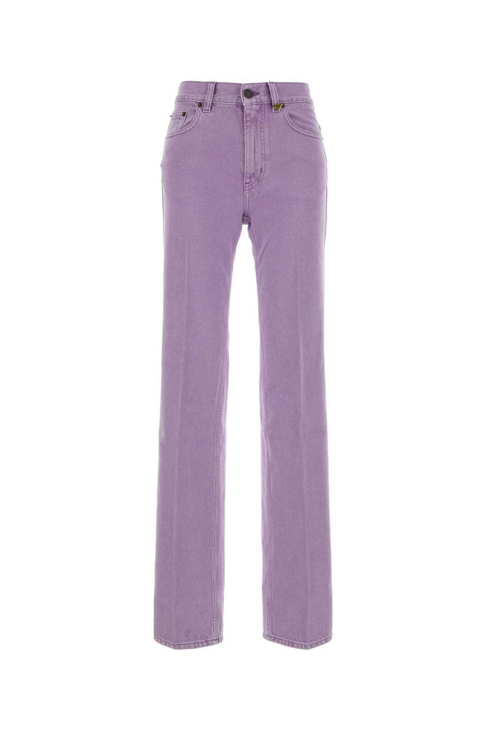 Lilac Denim Jeans Lavenderfog Exterior: Cotton