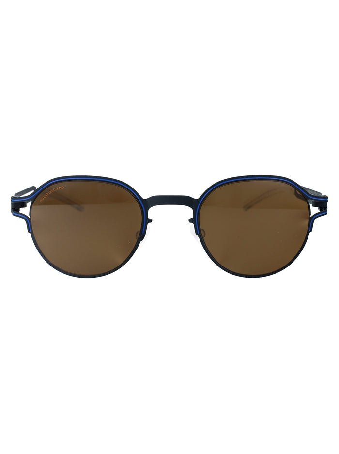 Vaasa 514 Indigo/yale Blue Polpro Amber Brown Stainless Steel Sunglasses