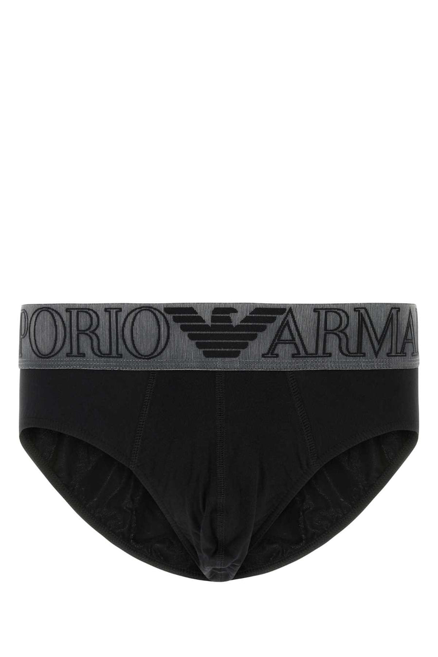 Emporio Armani 95% Cotton 5% Elastane brief in black