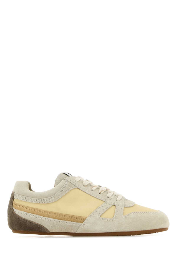 Isabel Marant Exterior: 100% Leather and 100% Polyester; Interior: 100% Leather; Sole: Rubber sneaker in beige